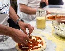 Gelato and pizza making in Milan