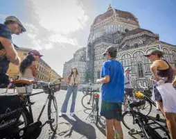 Bike tours in Florence and Michelangelo David tickets