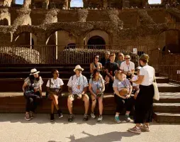 Colosseum Arena & Roman Forum Tour + Tiber River Hop-On Hop-Off Cruise