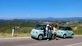 Electric Fiat Topolino Tour in Chianti from Florence with Wine Tasting