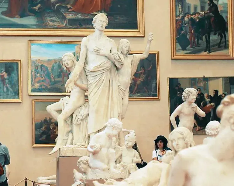The Accademia Gallery houses the David of Michelangelo and other masterpieces, both paintings and sculptures by the greatest artists, like Botticelli, Paolo Uccello and many more