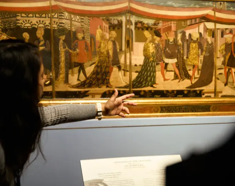 painting in the accademia gallery