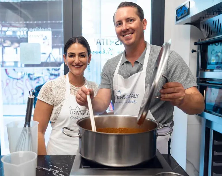 Cooking class and market tour in Florence